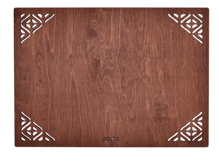 Hermia Corpat - Rose Juego de 6 Salvamanteles de Madera Hermia Corpat - Rose Juego de 6 Salvamanteles de Madera
